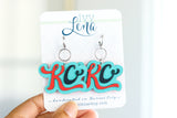 Handcrafted Wood Earrings- KC Women’s Soccer