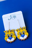 Handcrafted Wood Earrings- KC Sluggerrr