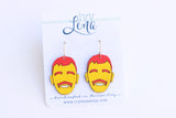 Handcrafted Wood Earrings- New Look Kelce