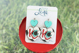 Handcrafted Wood Earrings- KC Baby!