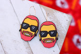 Handcrafted Wood Earrings- Kelce