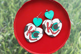 Handcrafted Wood Earrings- KC Baby!
