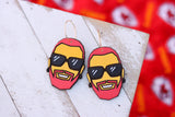 Handcrafted Wood Earrings- Kelce