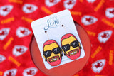Handcrafted Wood Earrings- Kelce