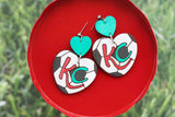 Handcrafted Wood Earrings- KC Baby!