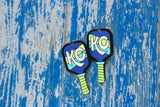 Handcrafted Wood Earrings- Pickleball