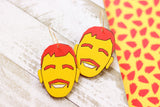 Handcrafted Wood Earrings- New Look Kelce