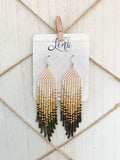 Handcrafted Beaded Fringe Earrings