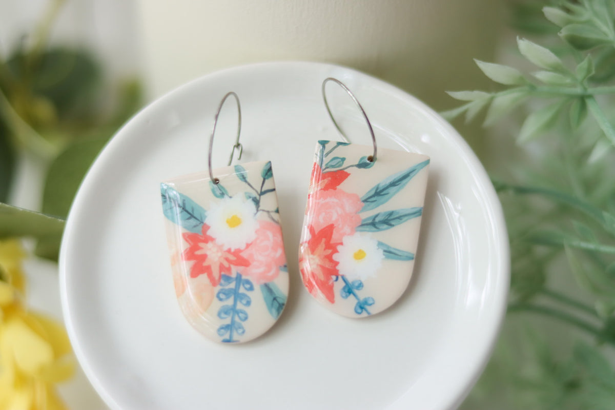 Handcrafted Polymer Clay Earrings- Hand Painted- Lucky Charms – Ivy Lena