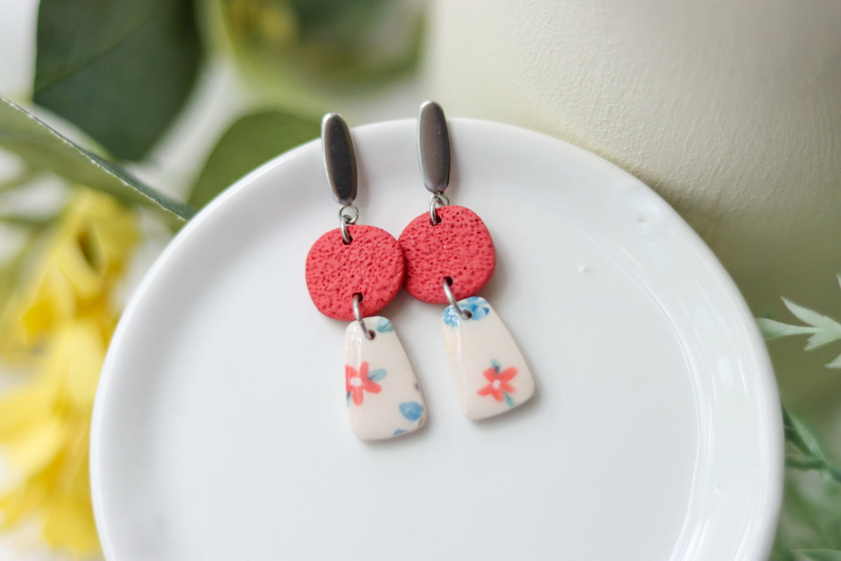 Handcrafted Polymer Clay Earrings- Hand Painted- Lucky Charms – Ivy Lena