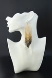 Handcrafted Beaded Fringe Earrings