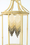 Handcrafted Beaded Fringe Earrings