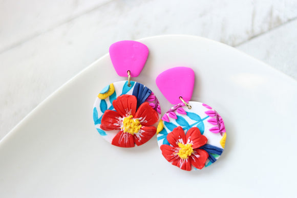 Handcrafted Polymer Clay Earrings- Hand Painted- Lucky Charms – Ivy Lena