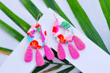Handcrafted Polymer Clay Earrings- Vibrant Mix