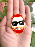 **Made-to-order** Handcrafted 3D Printed Pin- Kelce Head