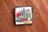 Square Kansas City Skyline Sticker