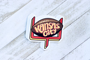 KC Football Goal Sticker