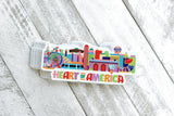 Kansas City Skyline Sticker