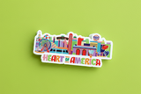Kansas City Skyline Sticker