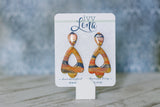Handcrafted Polymer Clay Earrings- Fall Mix-Up