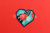 KC Current Jagged Heart Sticker