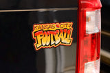 Kansas City Football Bumper Sticker