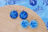 Handcrafted 3D Printed Earrings- KC Circles