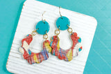 Handcrafted Polymer Clay Earrings- Spots of Fall