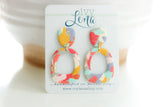 Handcrafted Polymer Clay Earrings- Warm Fall Mix