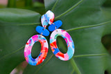 Handcrafted Polymer Clay Earrings- Vibrant Mix