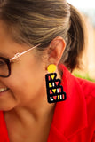 Handcrafted Wood Earrings- Super Bowl Wins