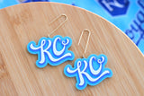 Handcrafted 3D Printed Earrings- KC