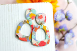 Handcrafted Polymer Clay Earrings- Warm Fall Mix