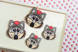 Handcrafted Wood Earrings- KC Wolf