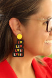 Handcrafted Wood Earrings- Super Bowl Wins