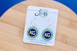 Handcrafted 3D Printed Earrings- KC