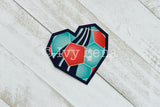 KC Current Jagged Heart Sticker