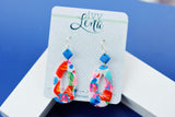 Handcrafted Polymer Clay Earrings- Vibrant Mix