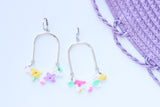 Handcrafted Polymer Clay Earrings- Spring Floral