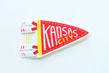 Kansas City Pendant Flag Sticker