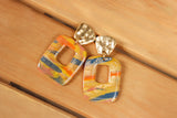 Handcrafted Polymer Clay Earrings- Fall Mix-Up
