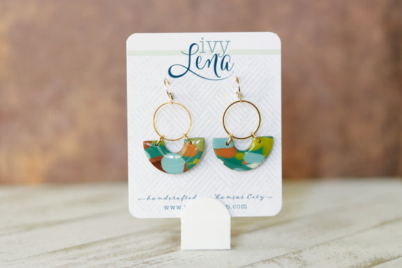 Handcrafted Polymer Clay Earrings- Fall Mix