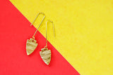 Handcrafted Polymer Clay Earrings- Tiny Arrowhead