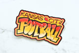 Kansas City Football Bumper Sticker