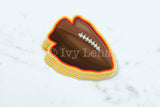 Football Arrowhead Sticker
