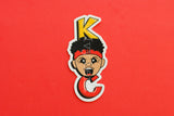 Mahomes Touchdown Face Sticker