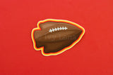 Football Arrowhead Sticker