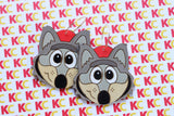 Handcrafted Wood Earrings- KC Wolf