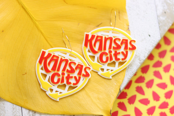 Handcrafted 3D Printed Earrings-Kansas City Western Auto