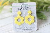 Handcrafted Polymer Clay Earrings- Flower